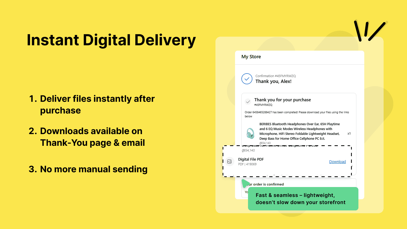 Instant Digital File Delivery