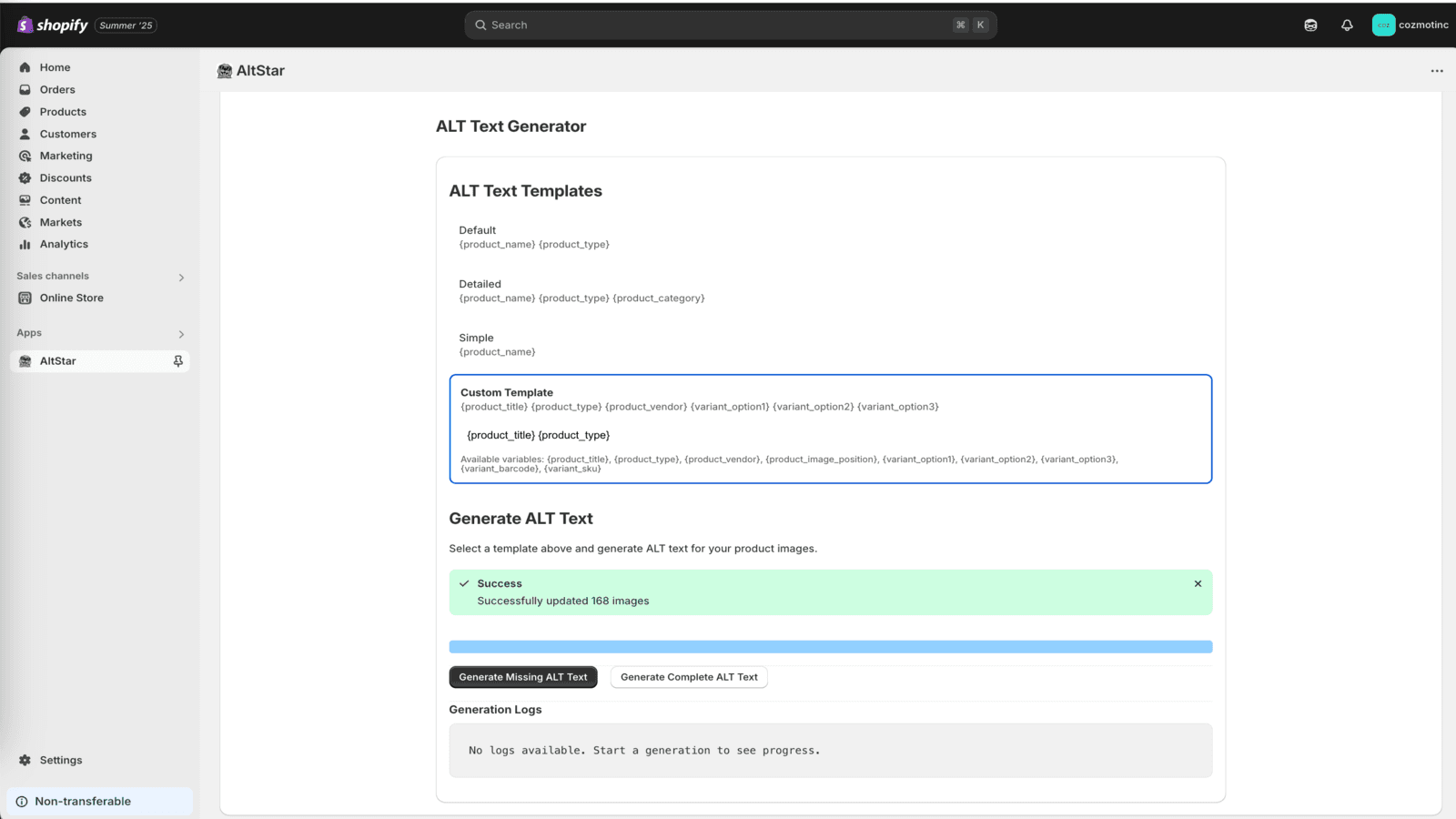 ALT text generator