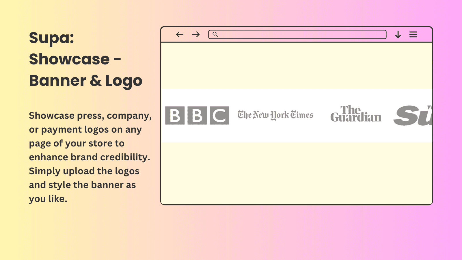 Supa: Showcase - Banner & Logo