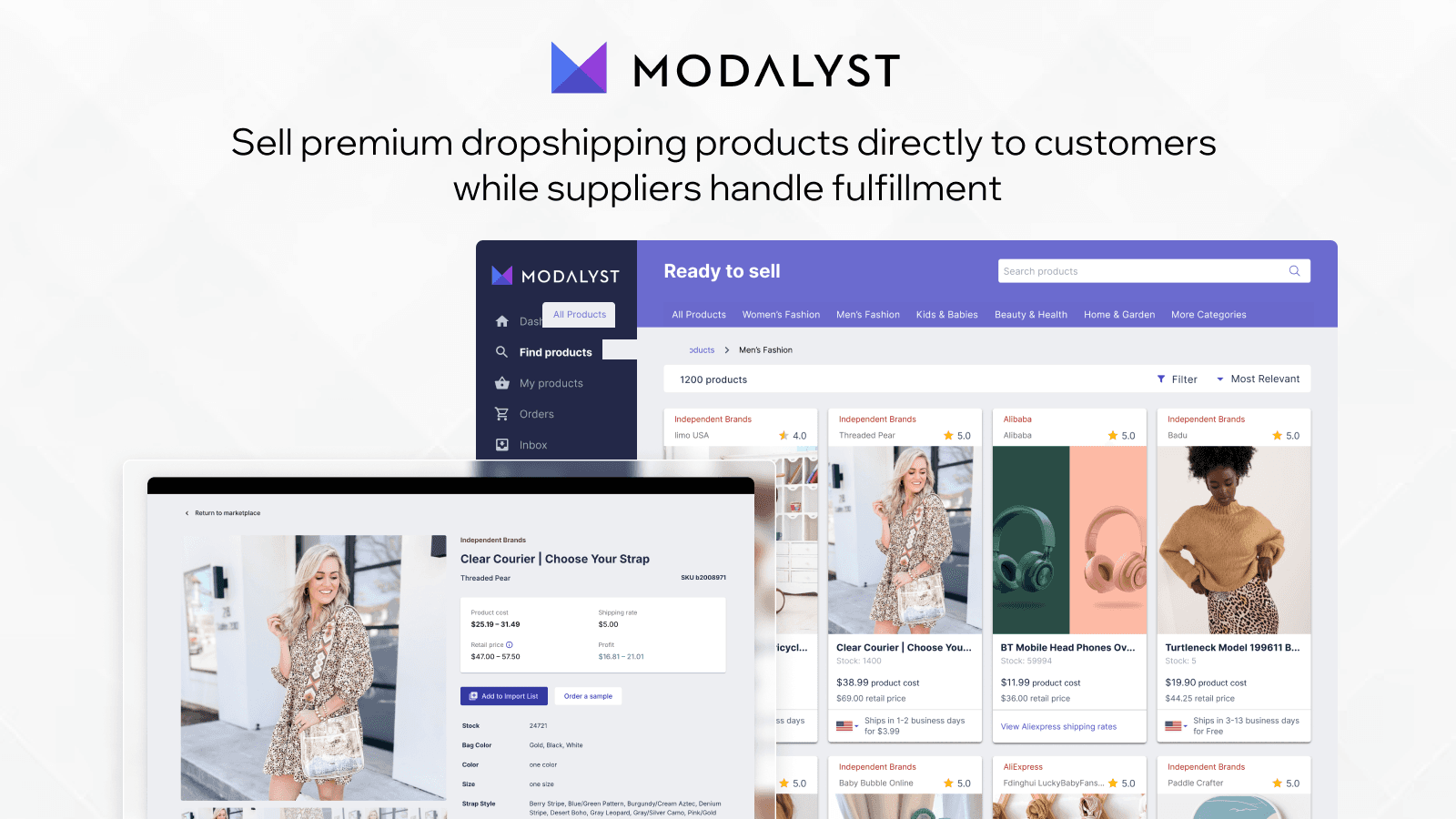 Modalyst - premium dropshipping products