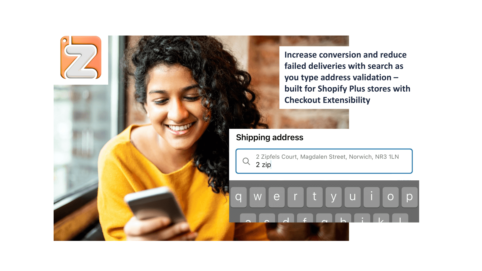 Autocomplete address validation for checkout extensibility