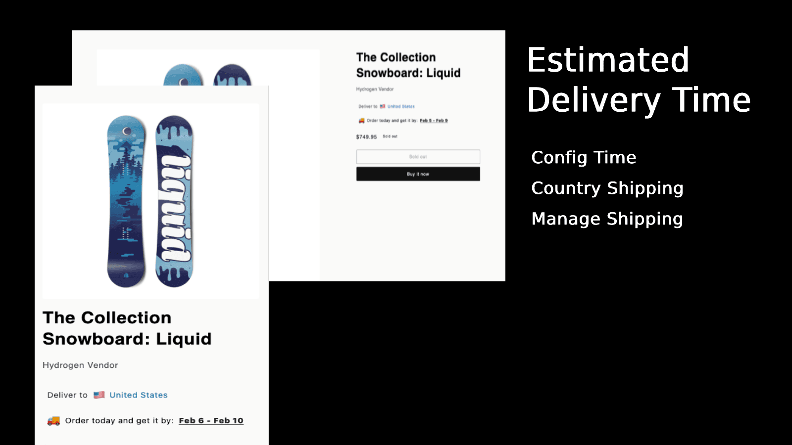 Estimated Delivery Time