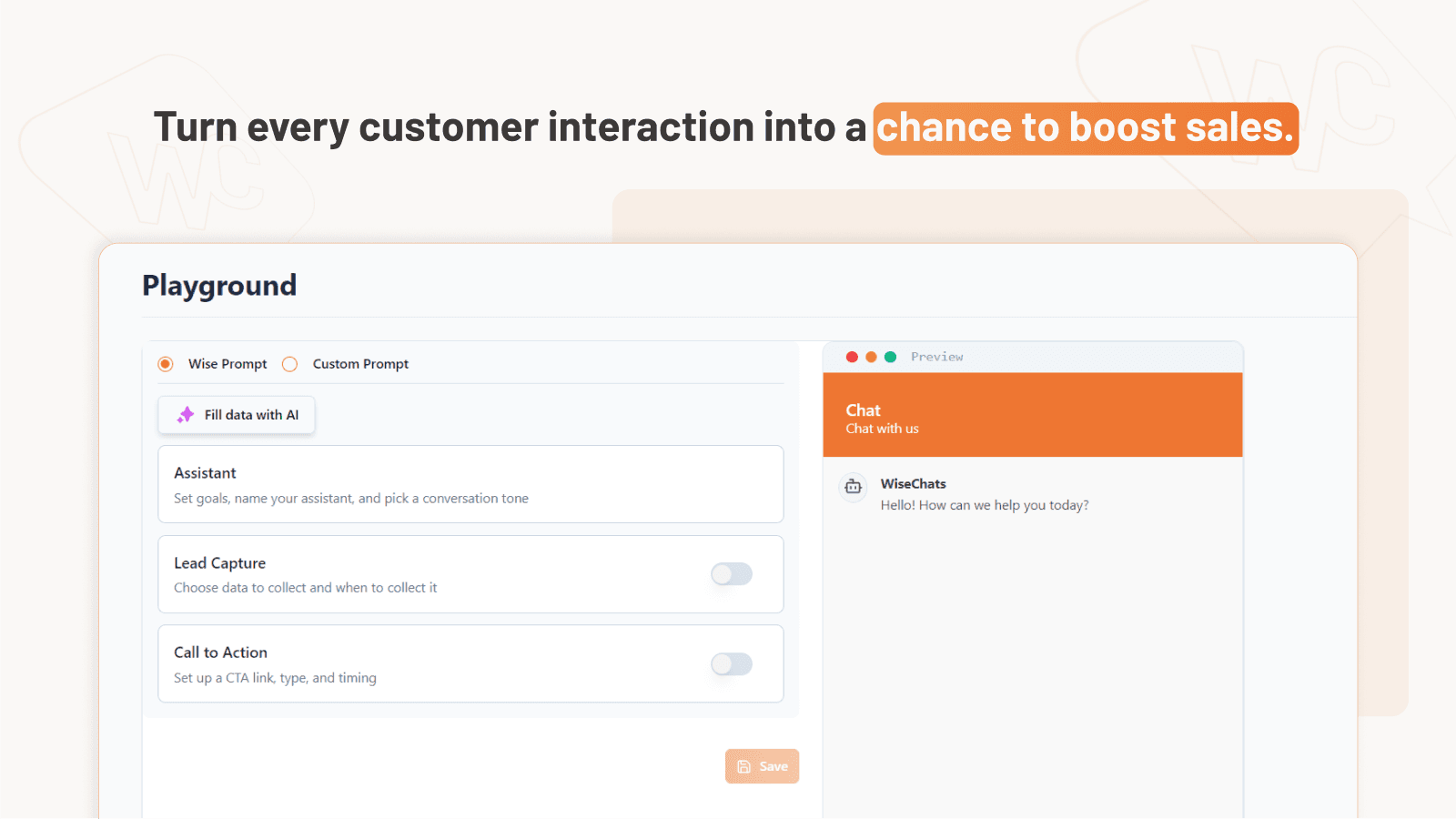 Turn every customer interaction into a chance to boost sales