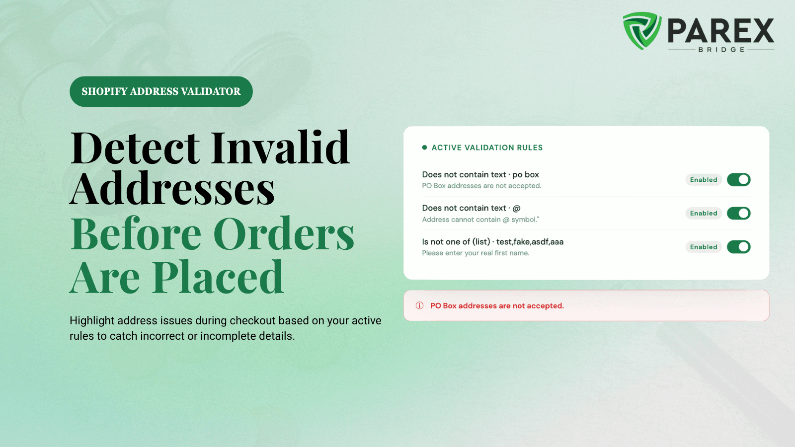 Address Validator