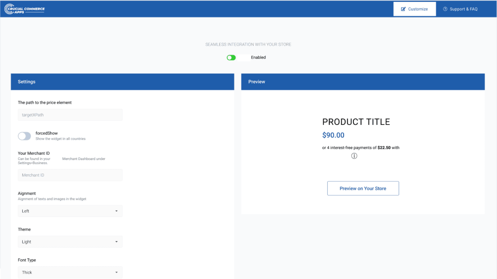 App Dashboard