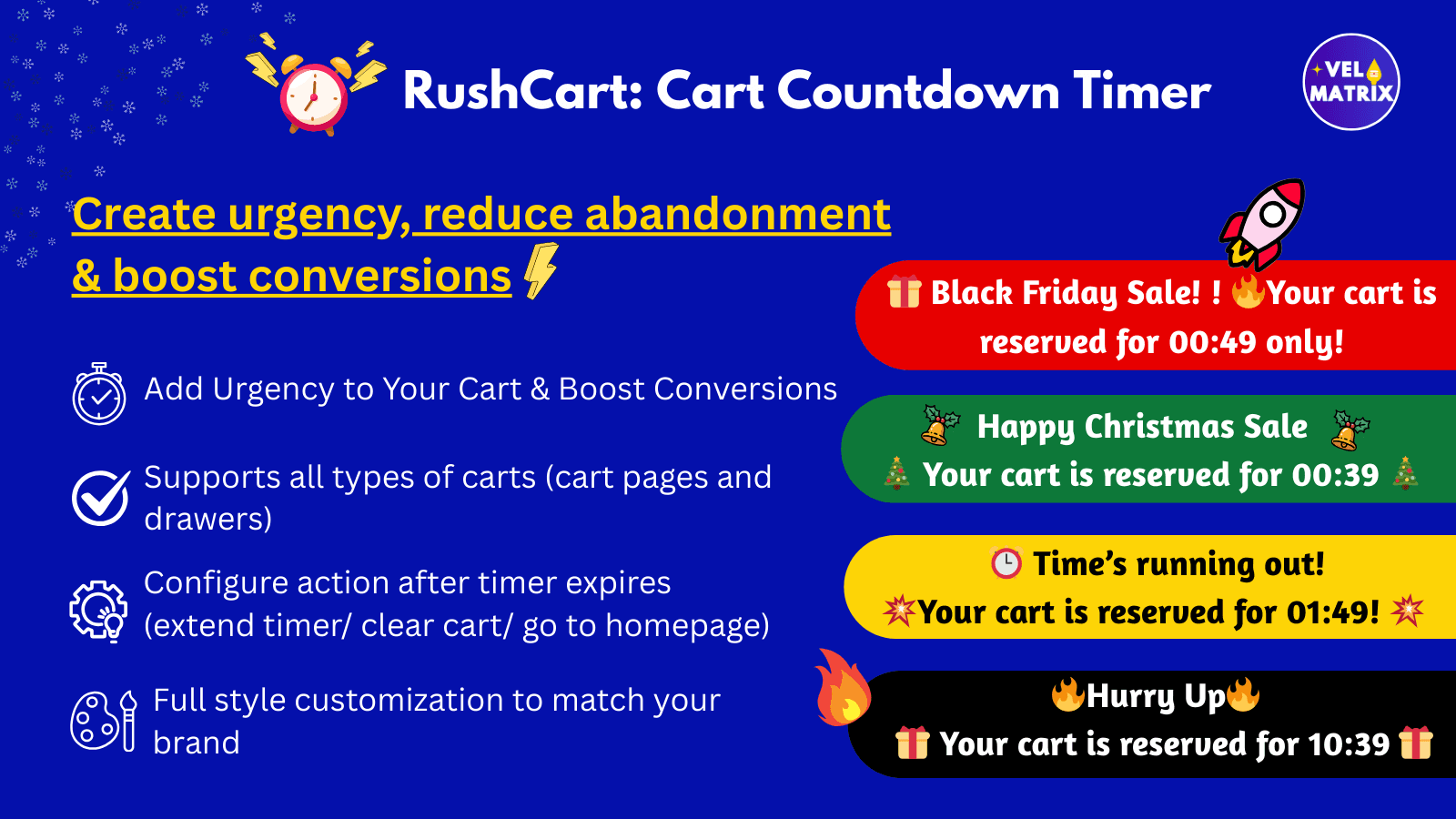The urgency timer in cart drawer – Dynamic countdown in cart