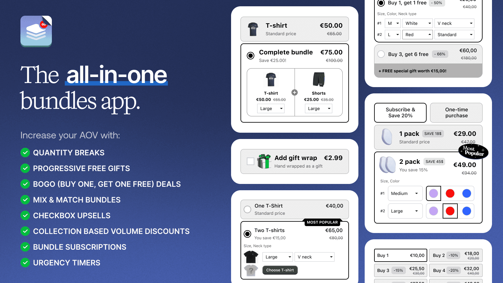 The all-in-one bundles app.