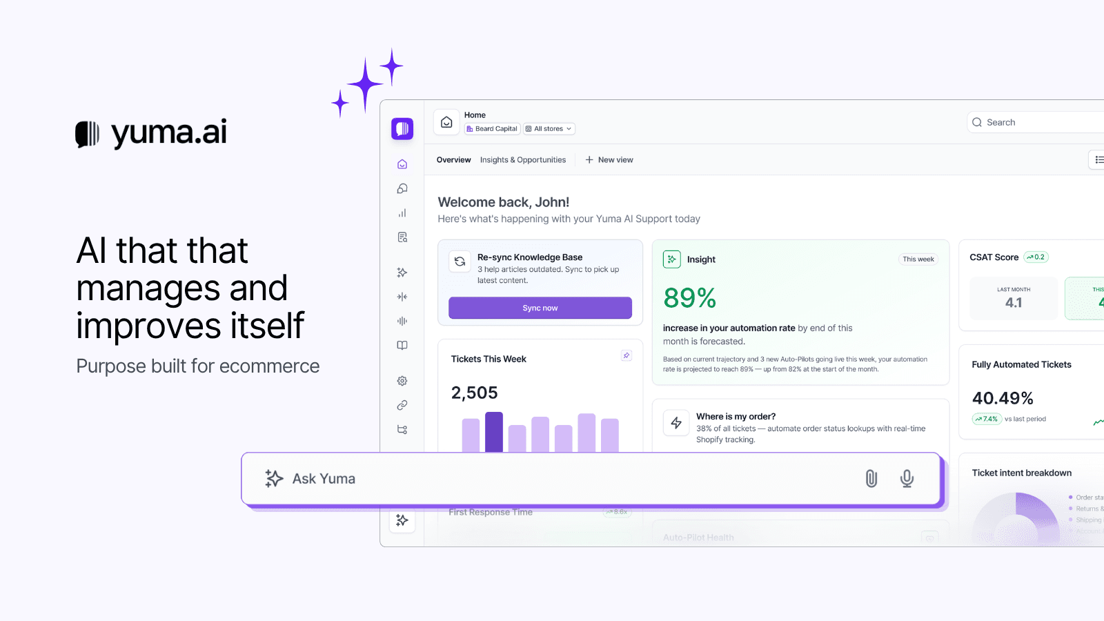 Yuma provides advanced AI for e-commerce interactions