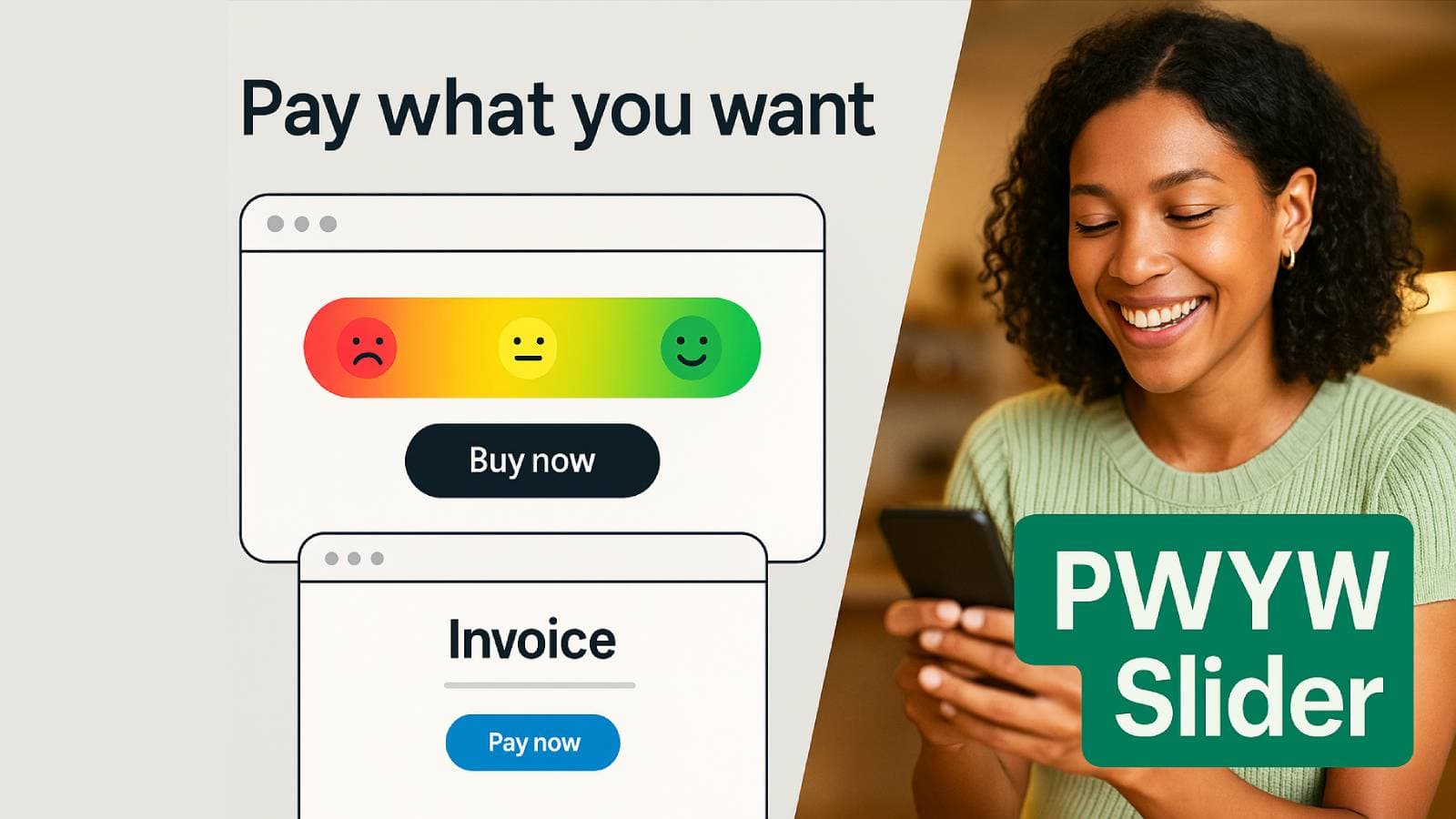 Pay What You Want Slider
