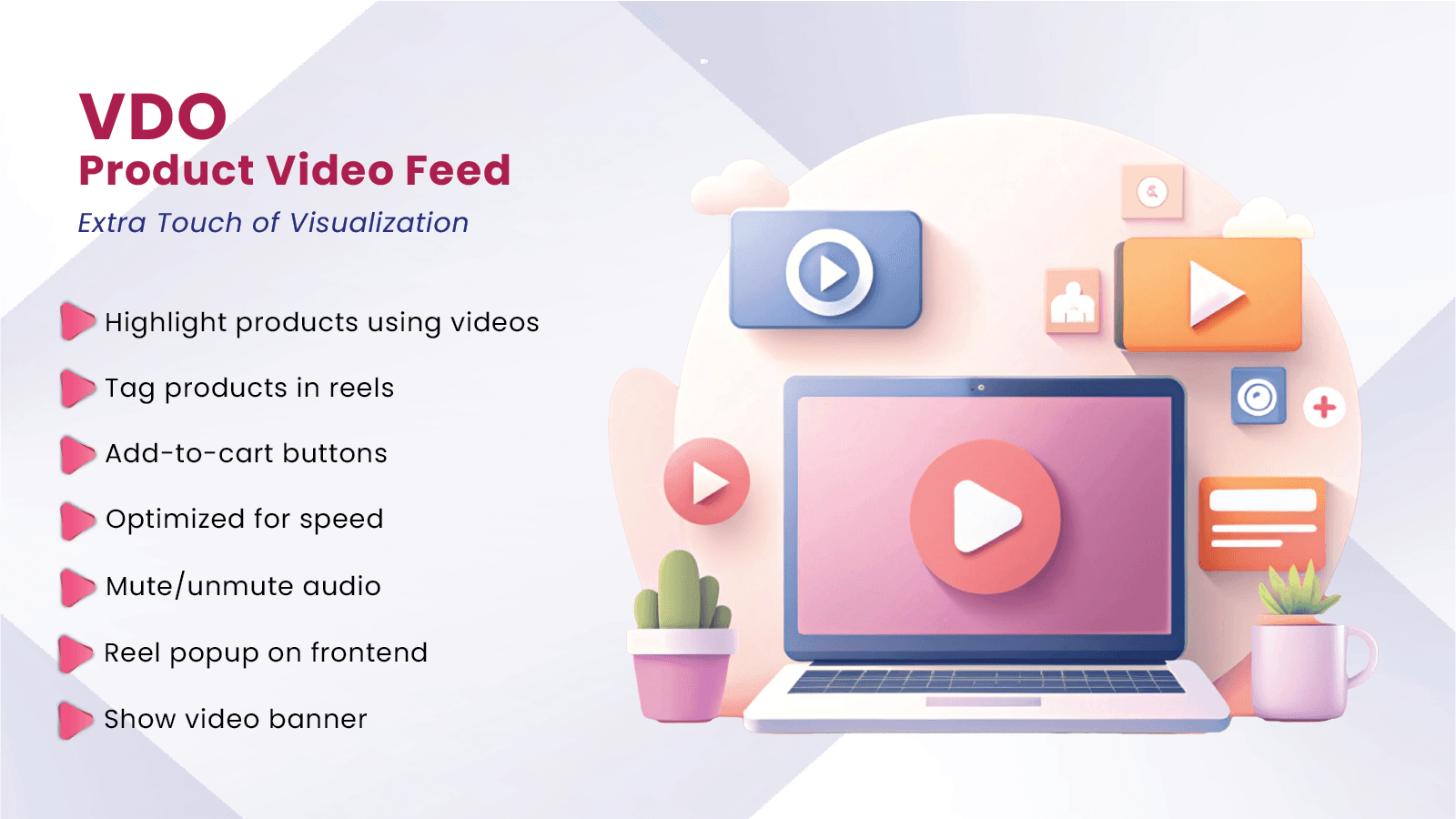 VDO Product Video Feed Shopify App