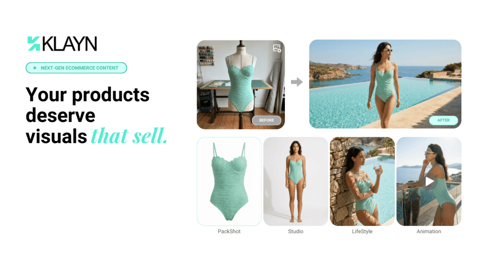 From one product photo to endless studio-quality content