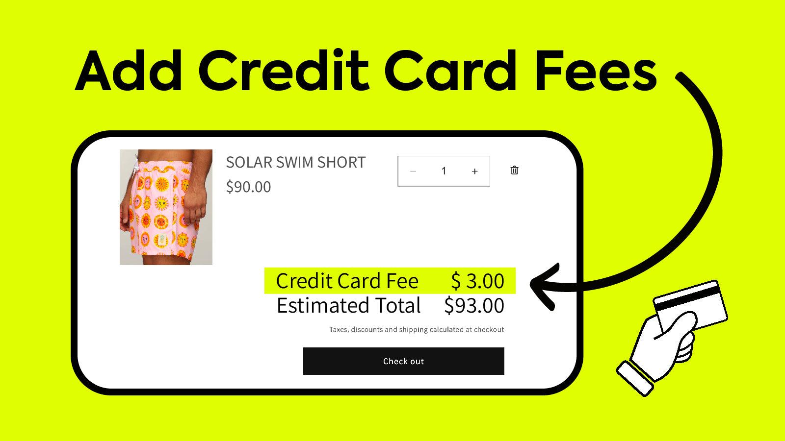 CartFee - Add Credit Card Fees and Surcharges to Shopify Cart