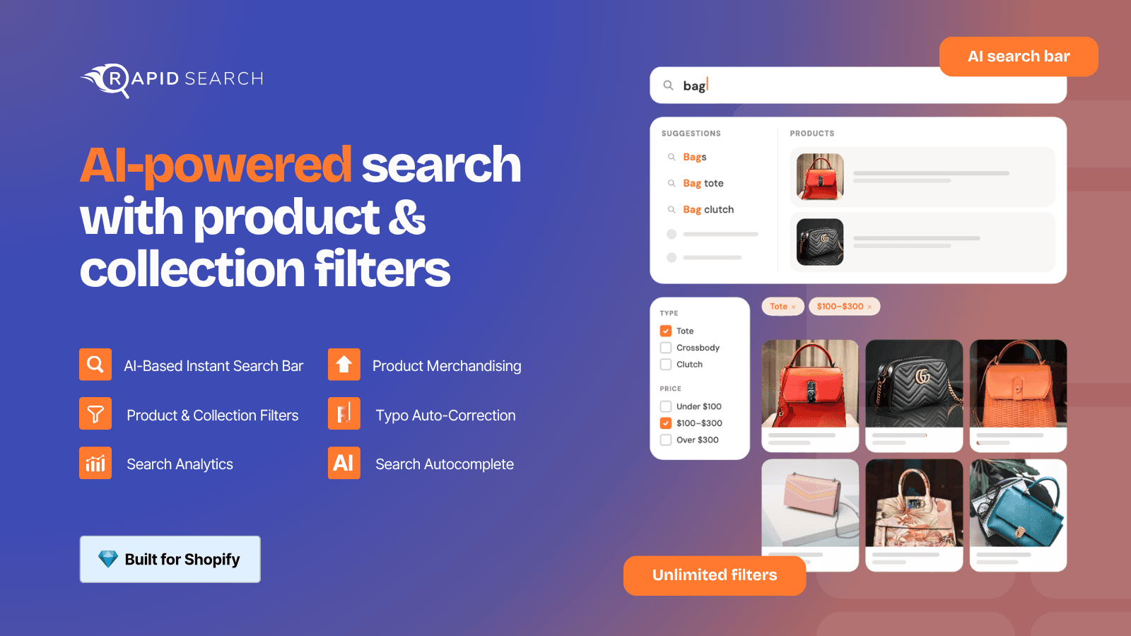 Shopify smart search app to boost store conversions