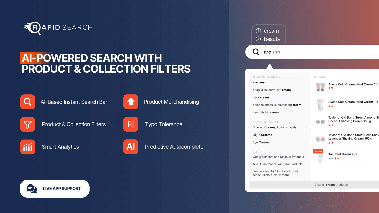 Shopify smart search app to boost store conversions