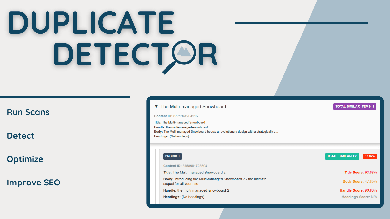 duplicate detector front image