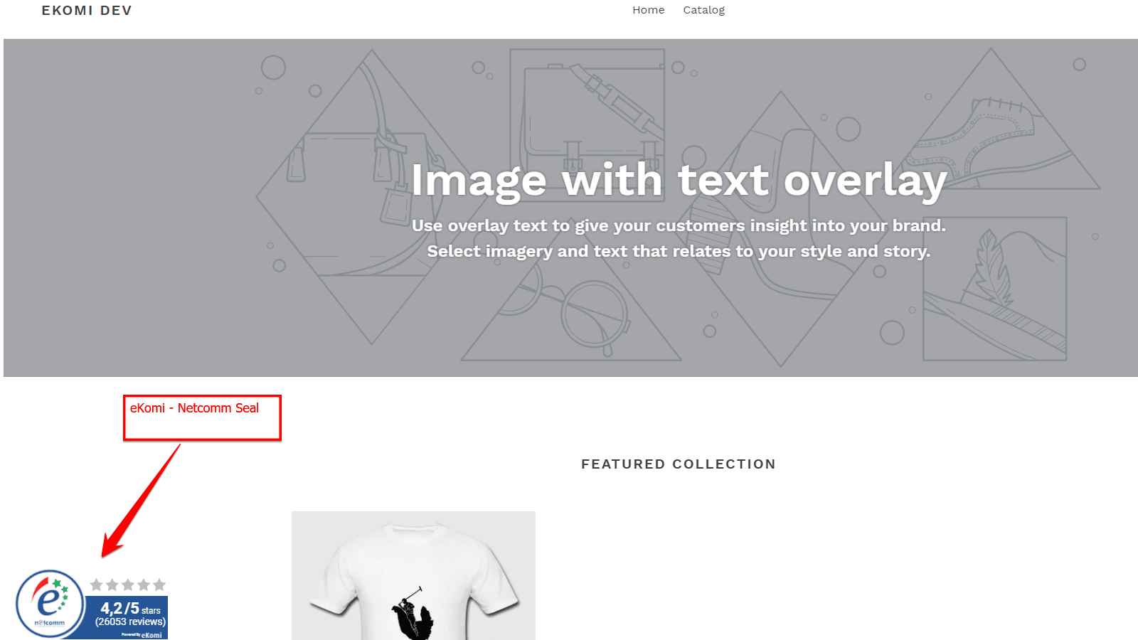 eKomi netcomm widget desktop view