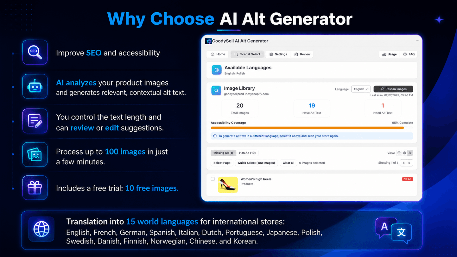 AI Alt Text Generator