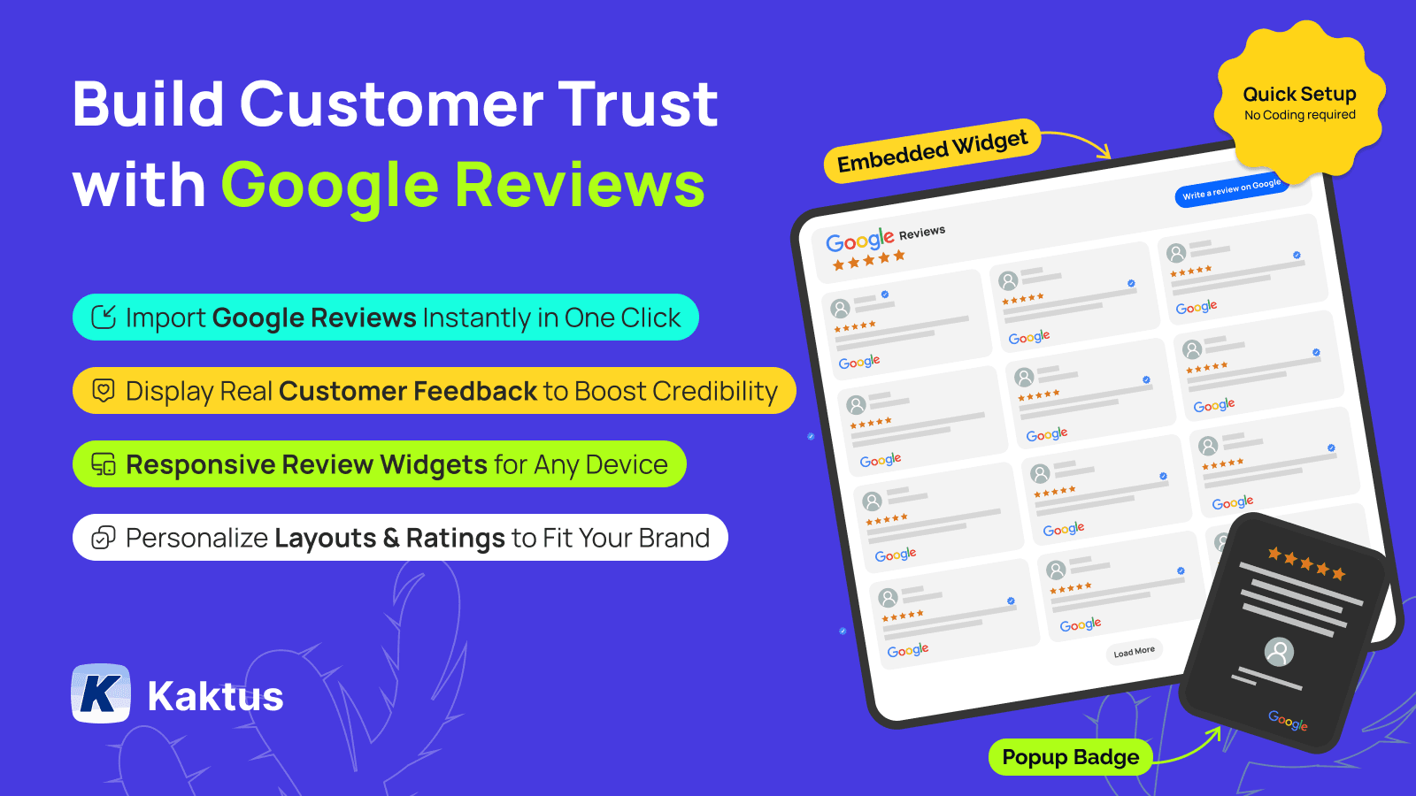 Google Reviews Importer Banner