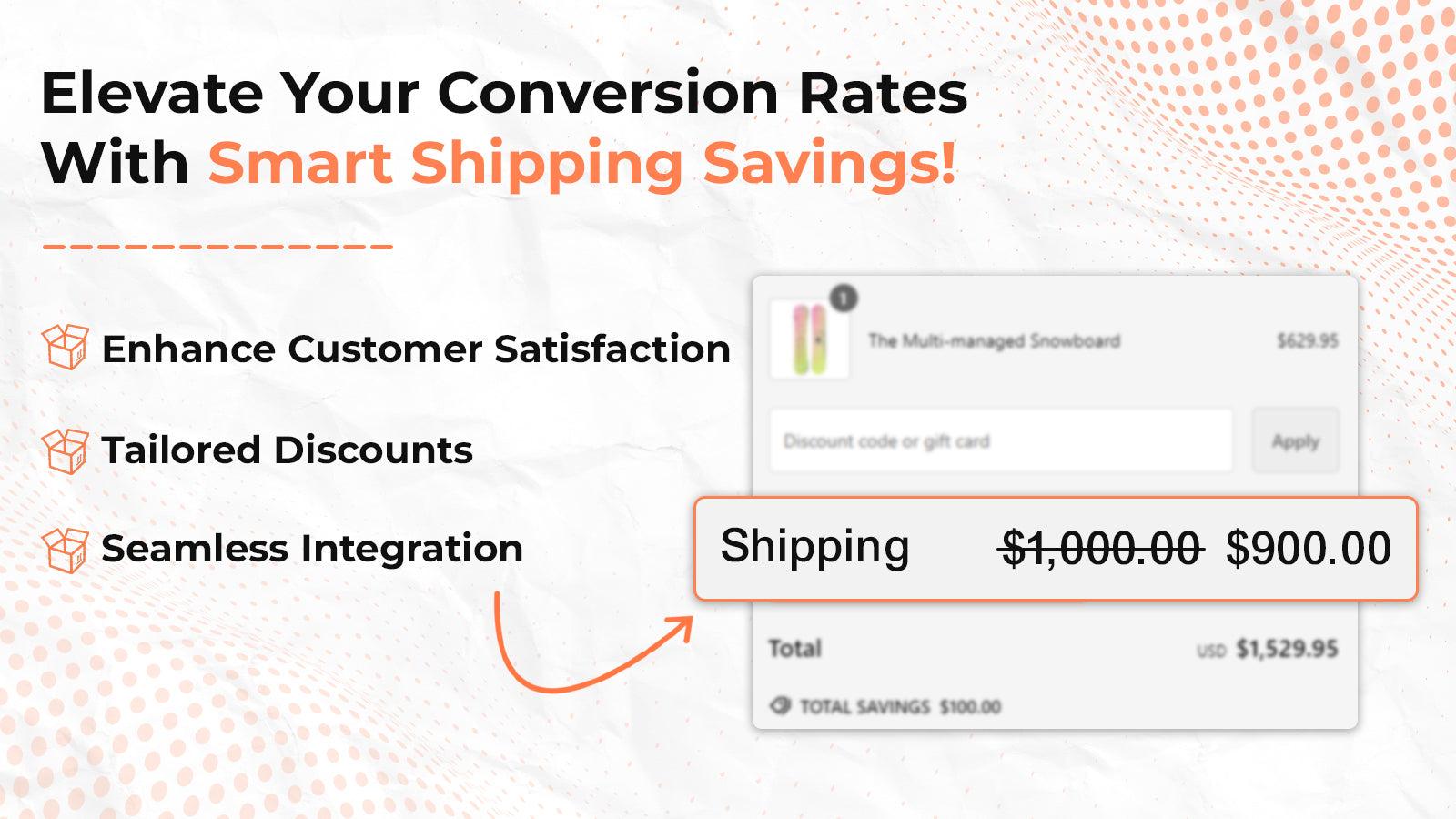 ShipSaver offers personalized shipping discounts.