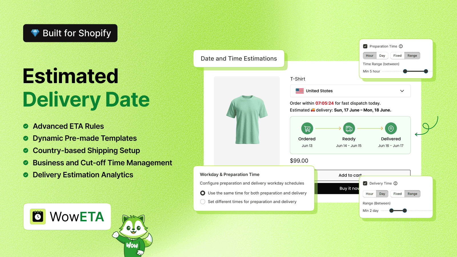 Estimated Delivery Date ETA Overview
