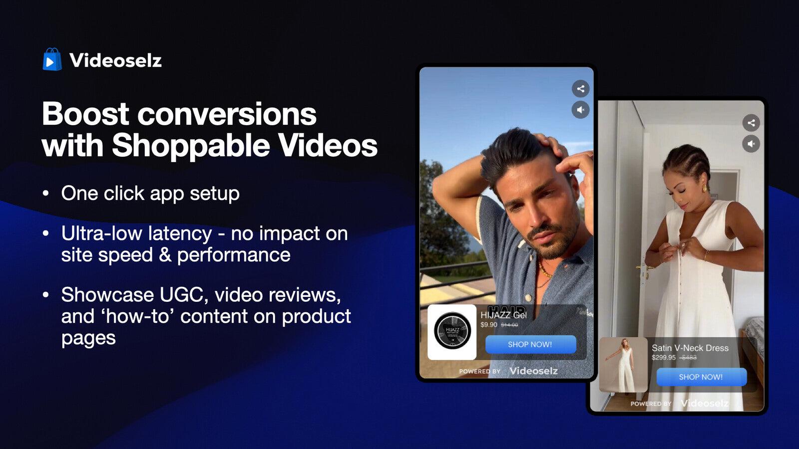 Boost conversions with UGC shoppable videos, ultra-low latency