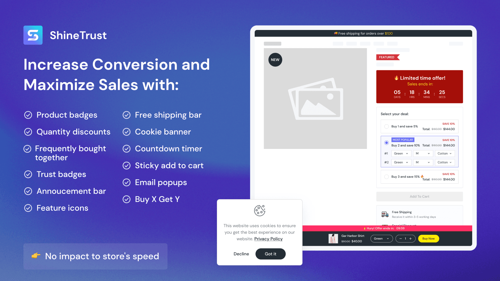 Product Labels & Badges Shine - ShineTrust