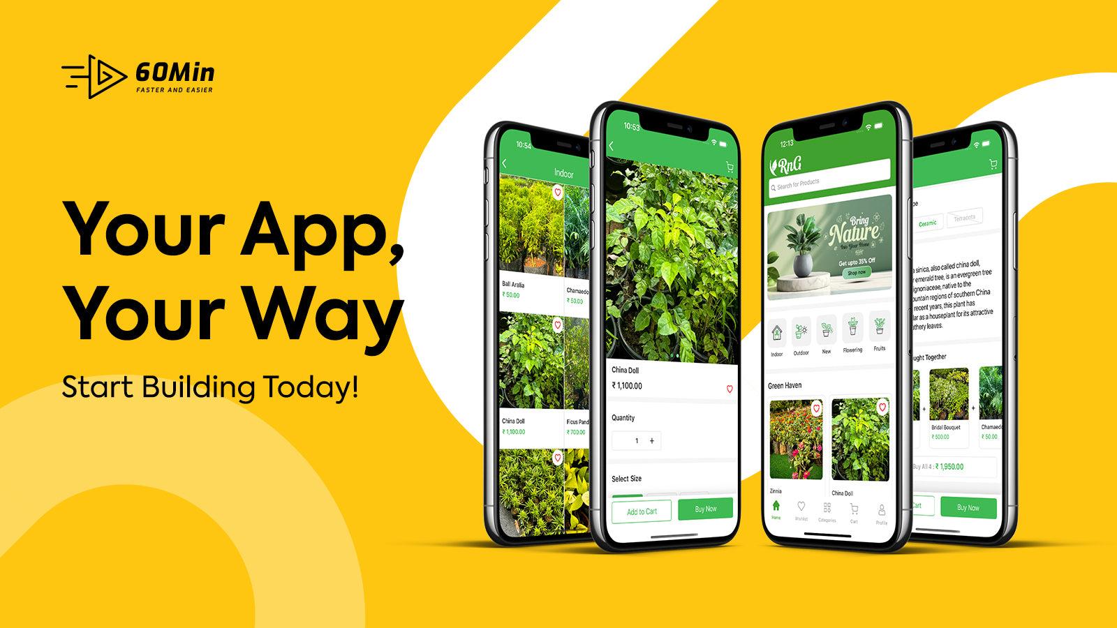 60 min Mobile App Builder