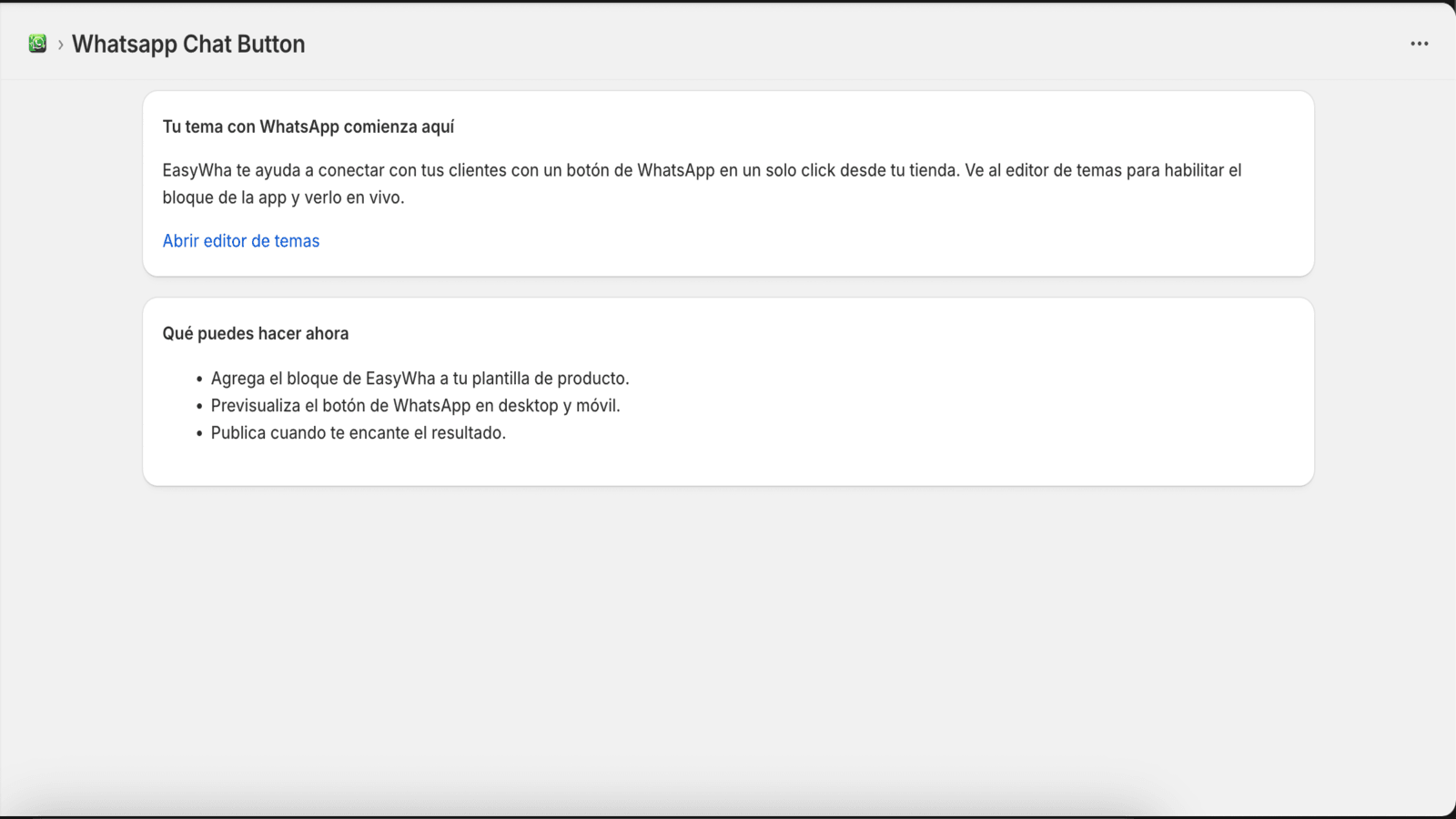 Página de inicion