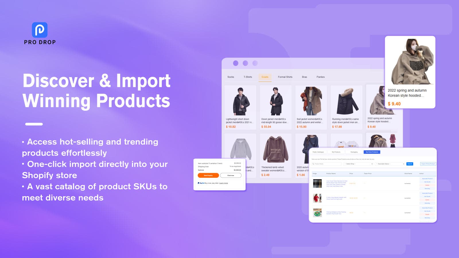 Discover & Import Winning Products