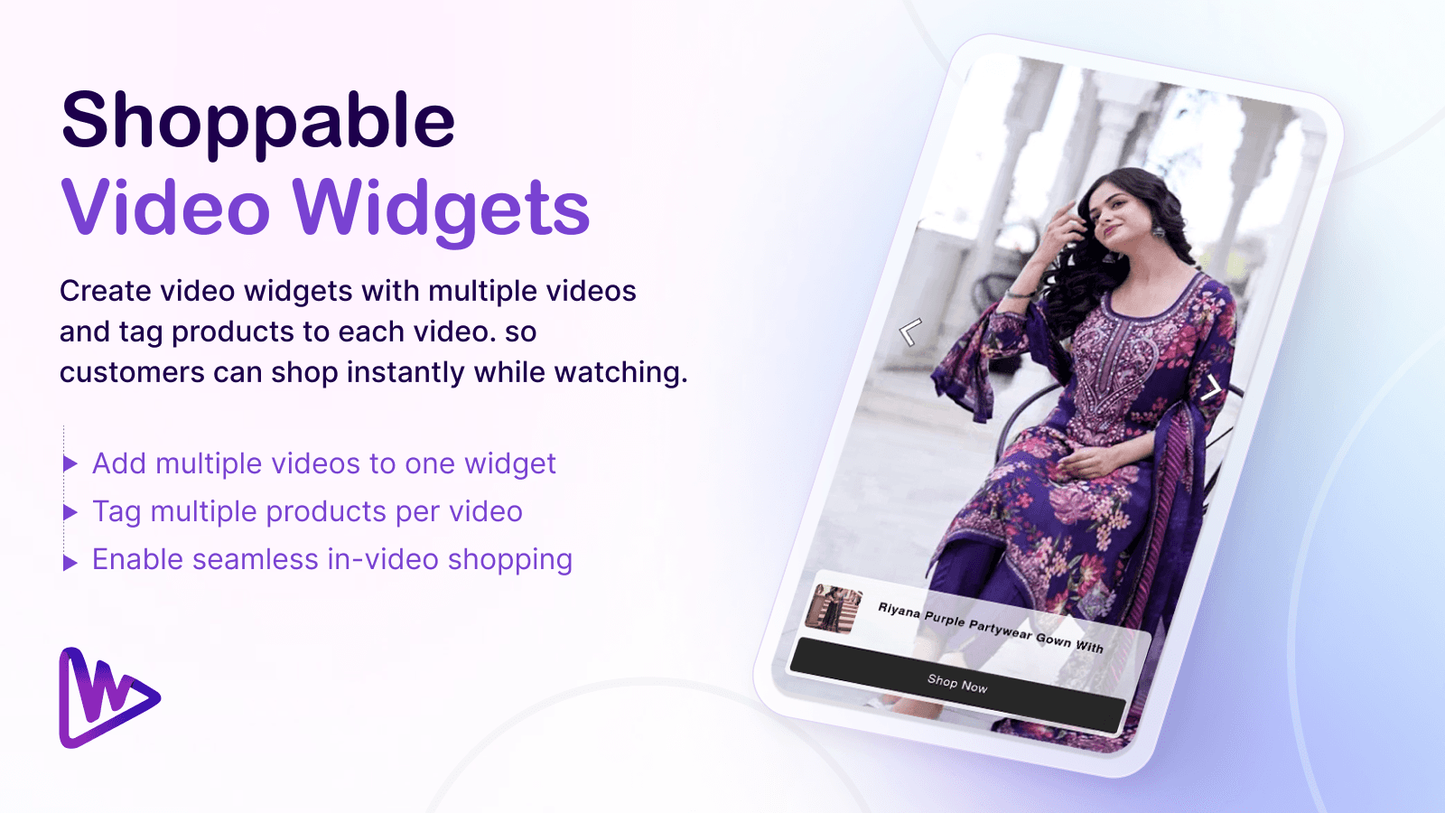 Video Shopping Widgets with Clickable Product Tags for Shopify