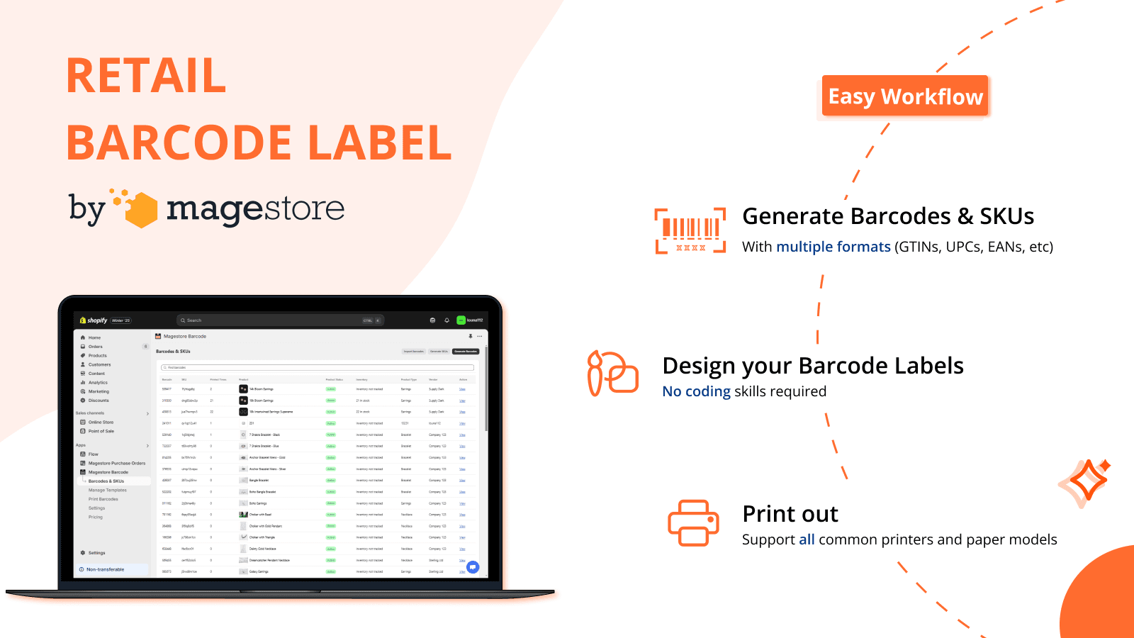 Magestore Retail Barcode Label