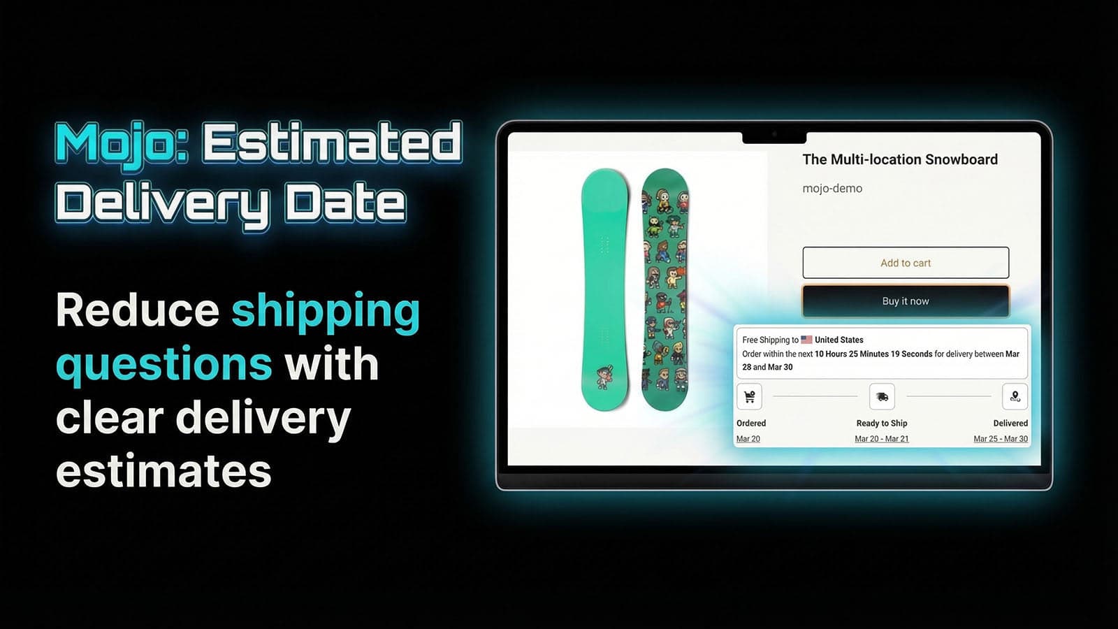 Mojo: Estimated Delivery Date