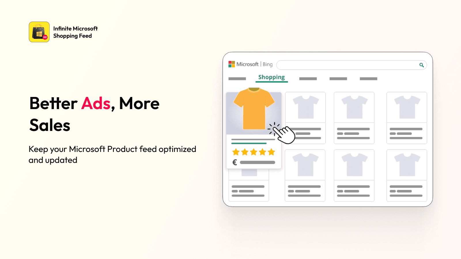 microsoft shopping listing