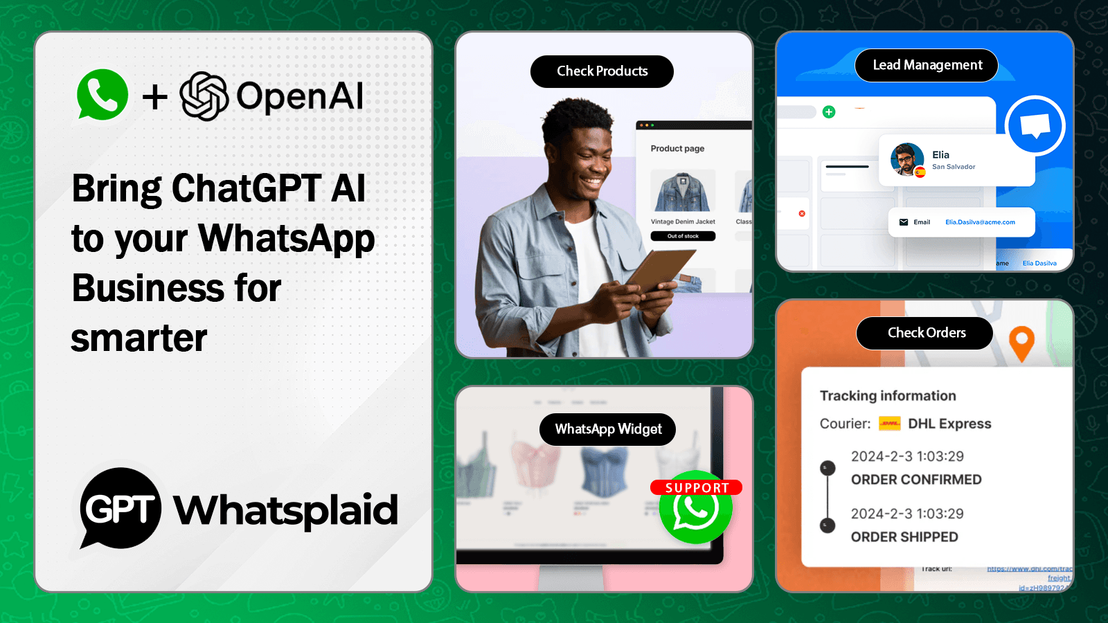 Bring ChatGPT AI to your WhatsApp Business for the Store