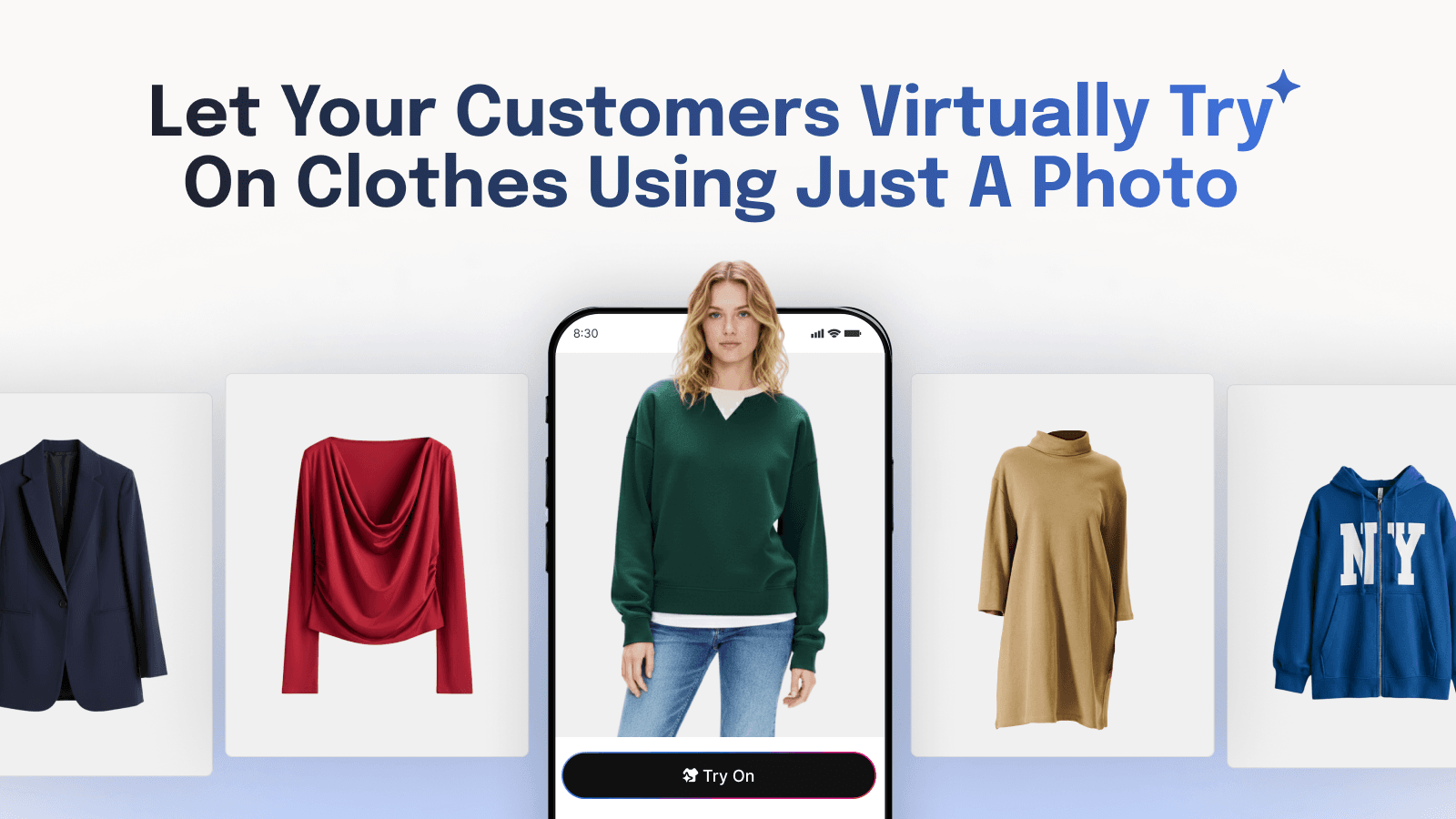 Virtual try on clothes using photo