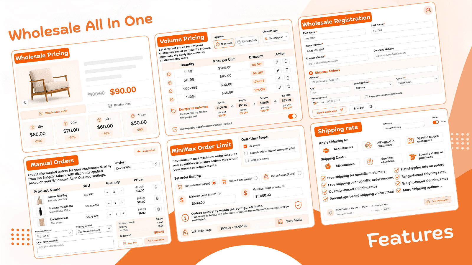 Wholesale All In One features