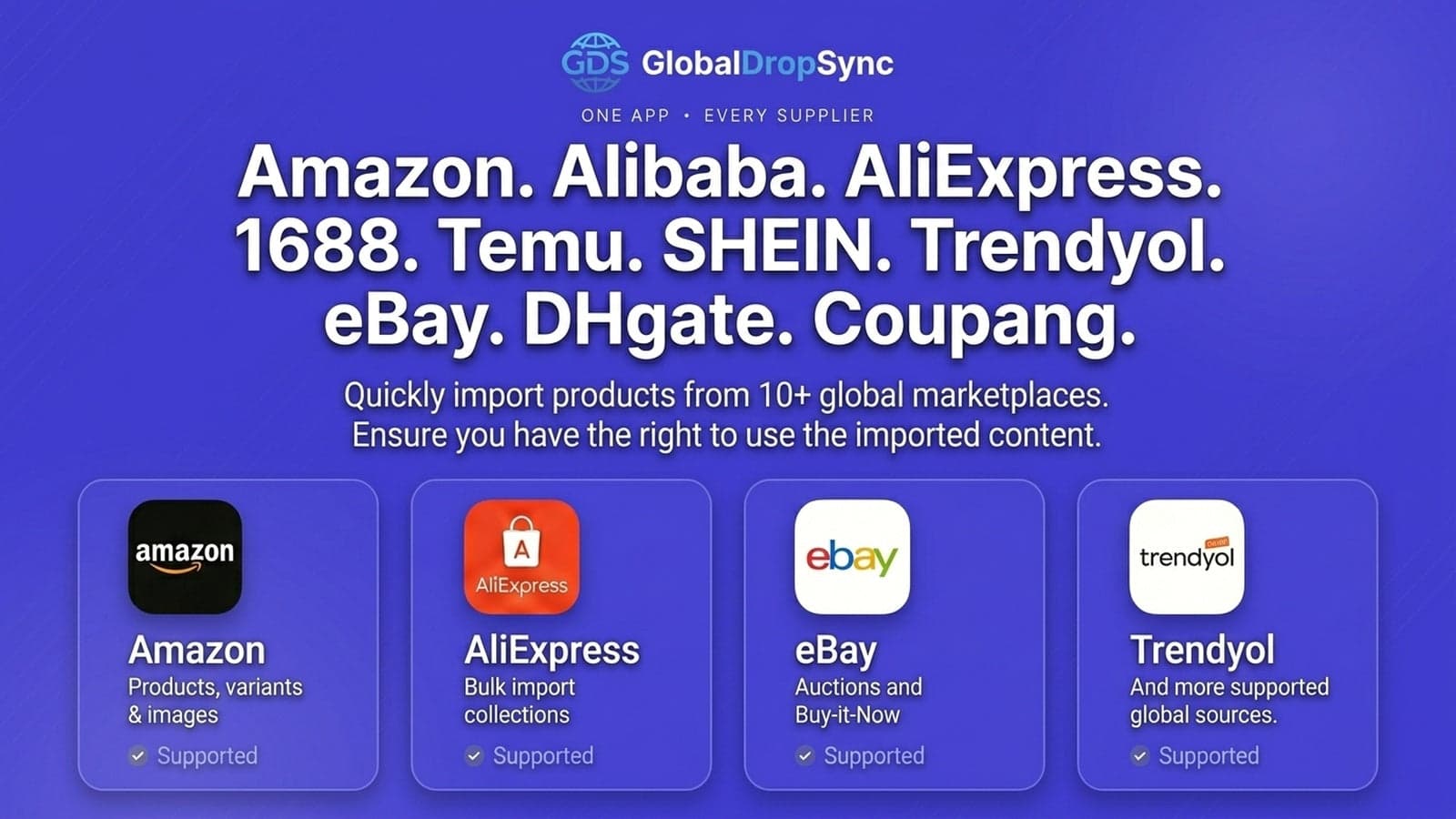 Sync product data, images, reviews, and settings from one worksp