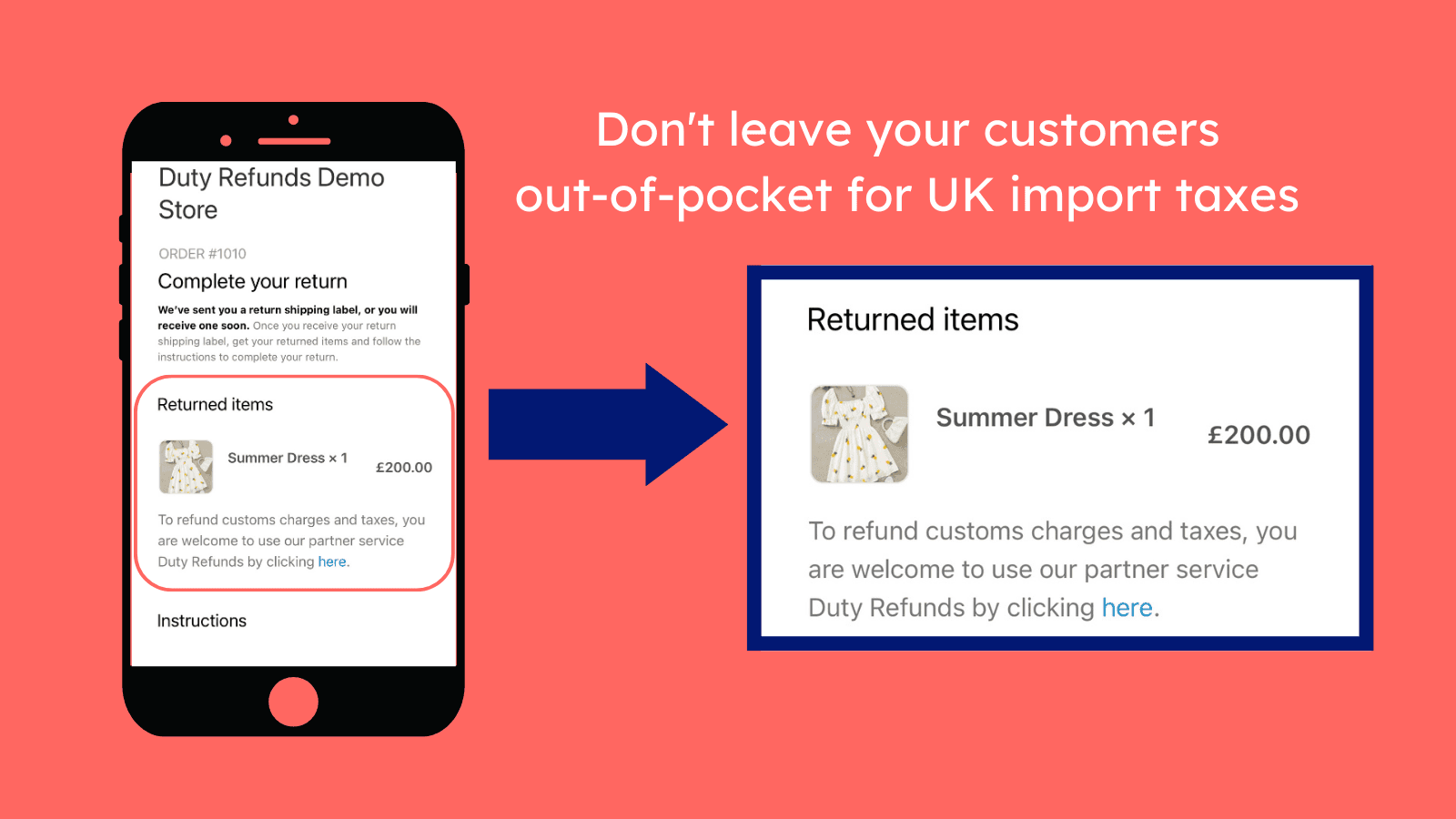 Duty Refunds: import duty & tax refunds