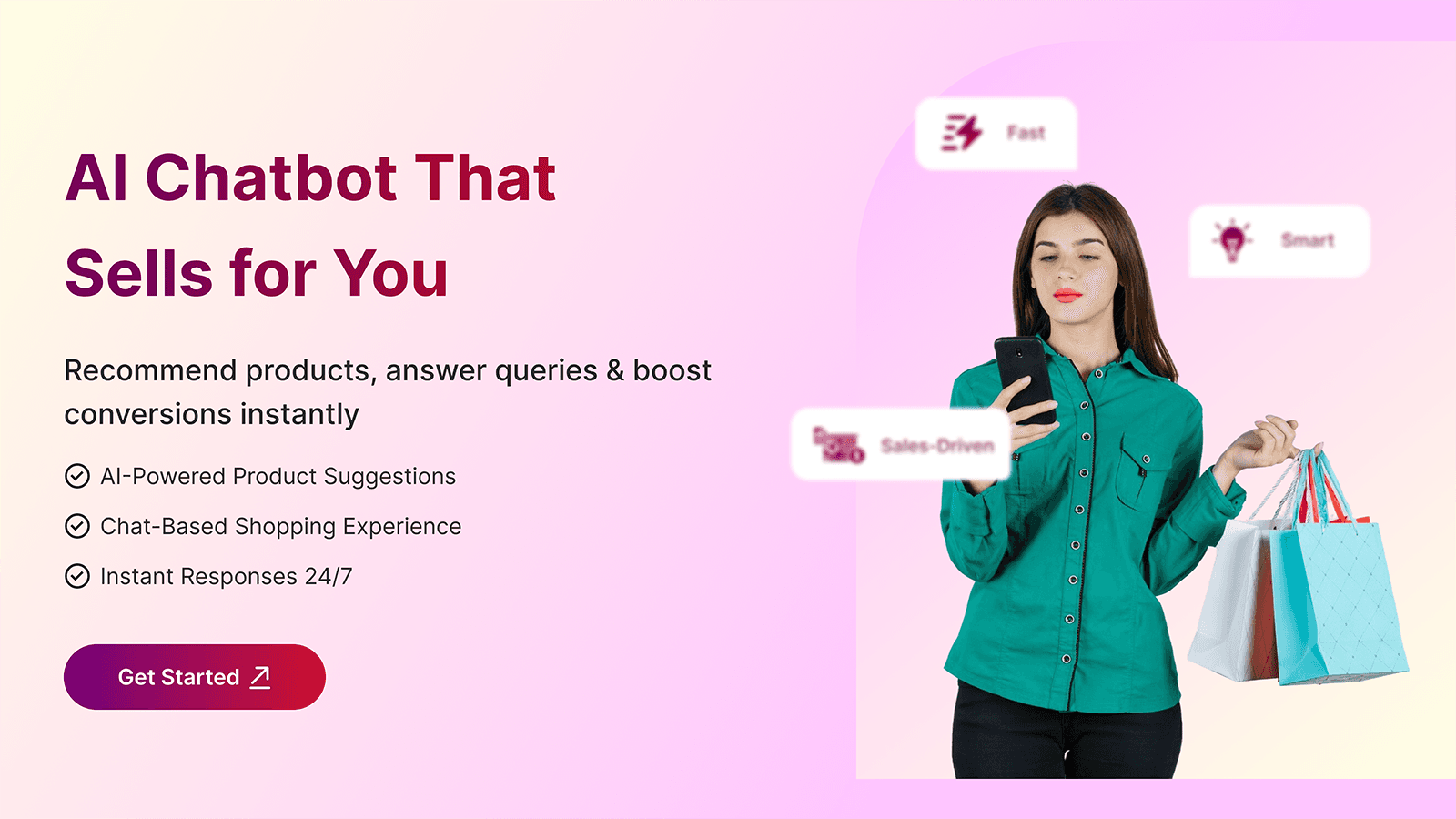 AI Chatbot that sells for you