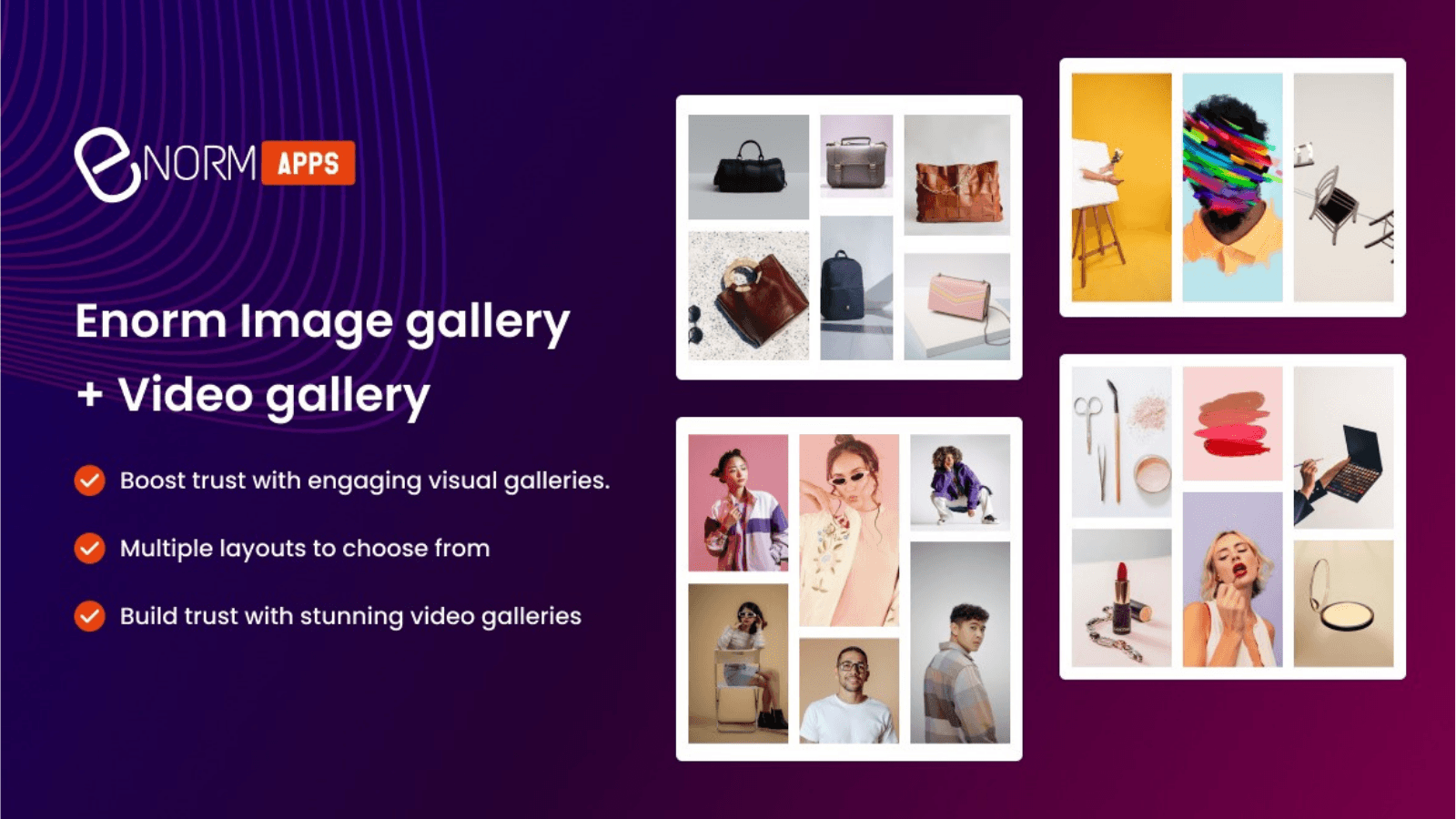 Image gallery + Video Gallery