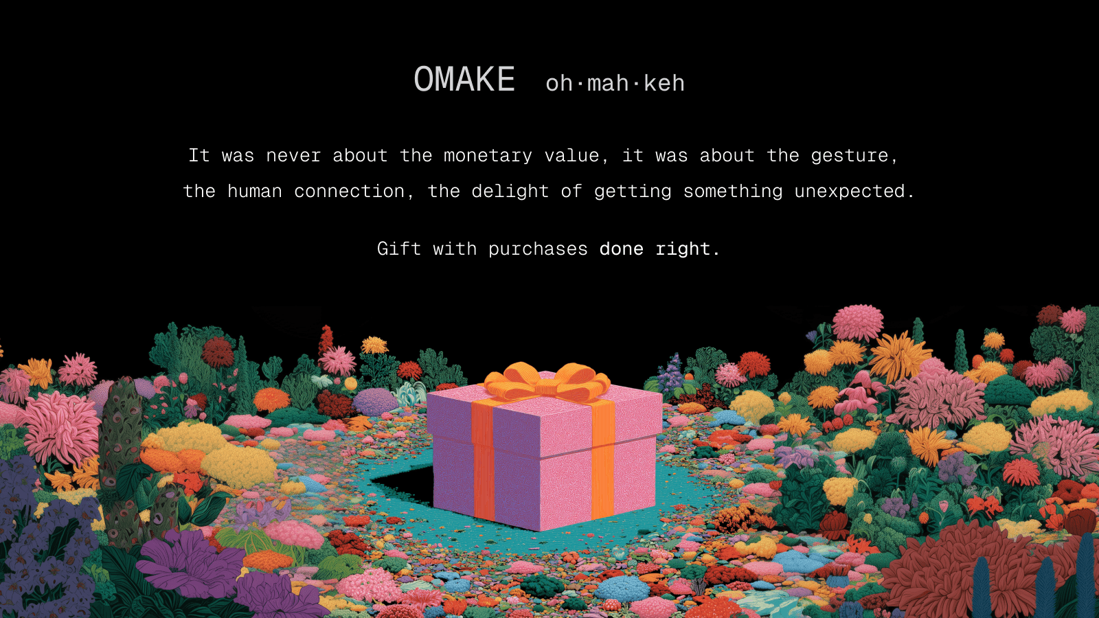 Omake free gifts with purchase