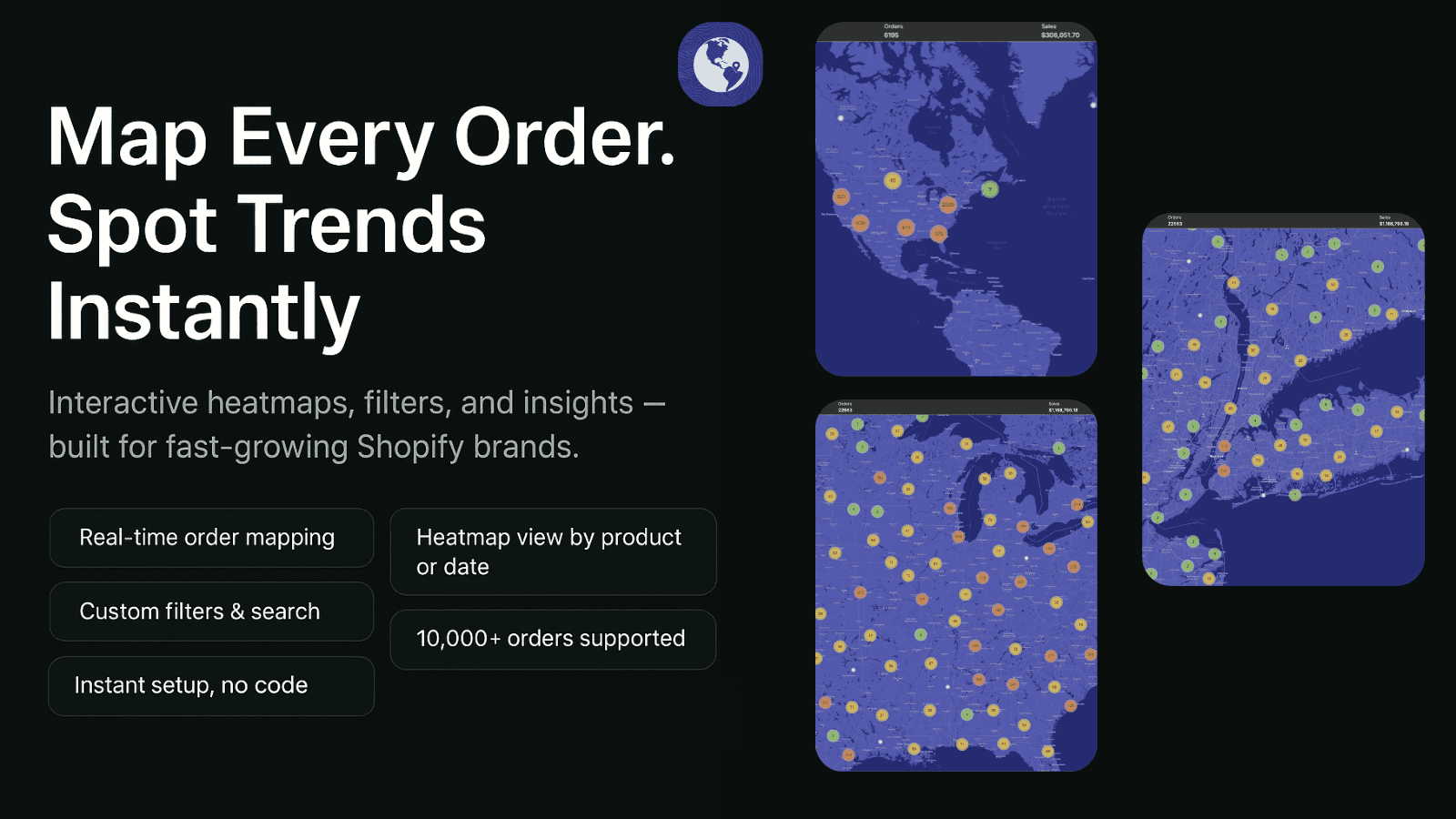 Map My Orders Homepage Image