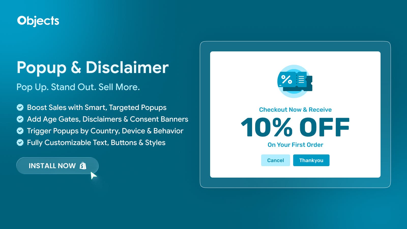 Boost sales with popup & banners by engaging visitors in Shopify