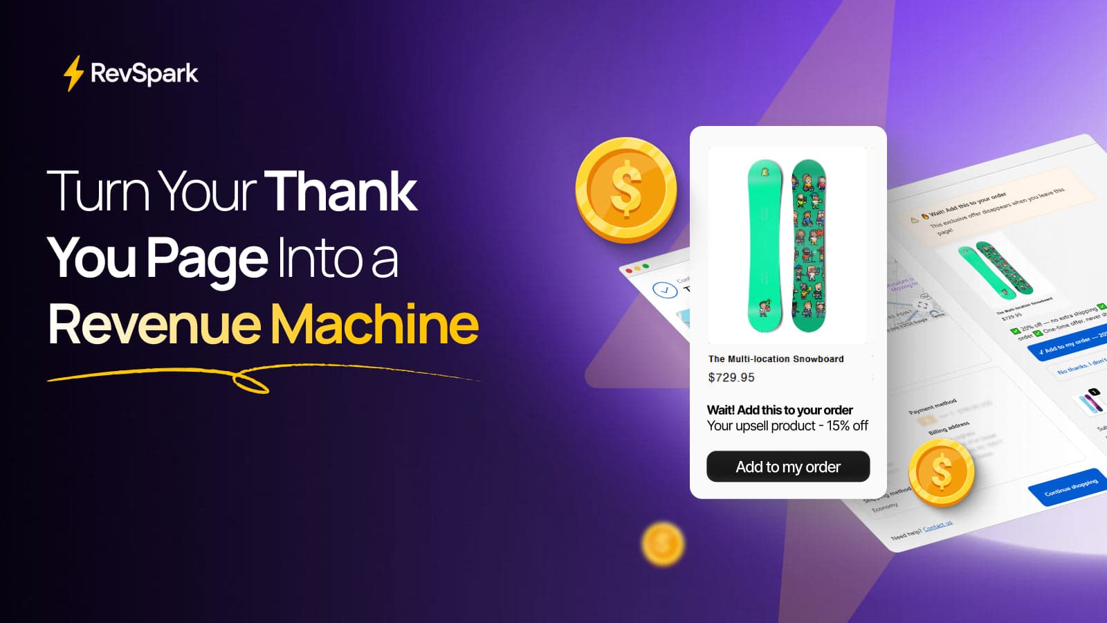 RevSpark – Thank You Page Upsell App for Shopify