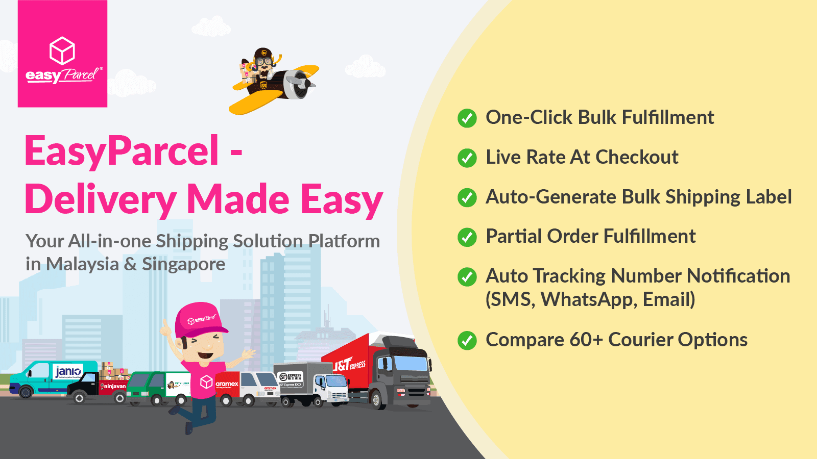 EasyParcel - Your All-in-one Shipping Solution Platform