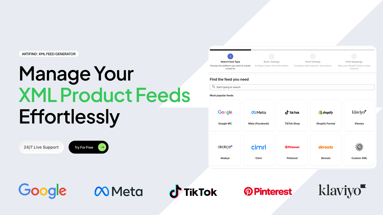 XML Feed, Google Feed Generate, Custom XML Feed, Meta Feed