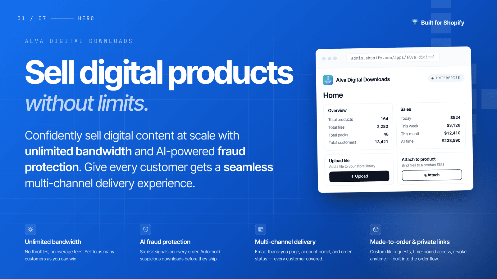 Sell digital downloads like ebooks PDFs music and software