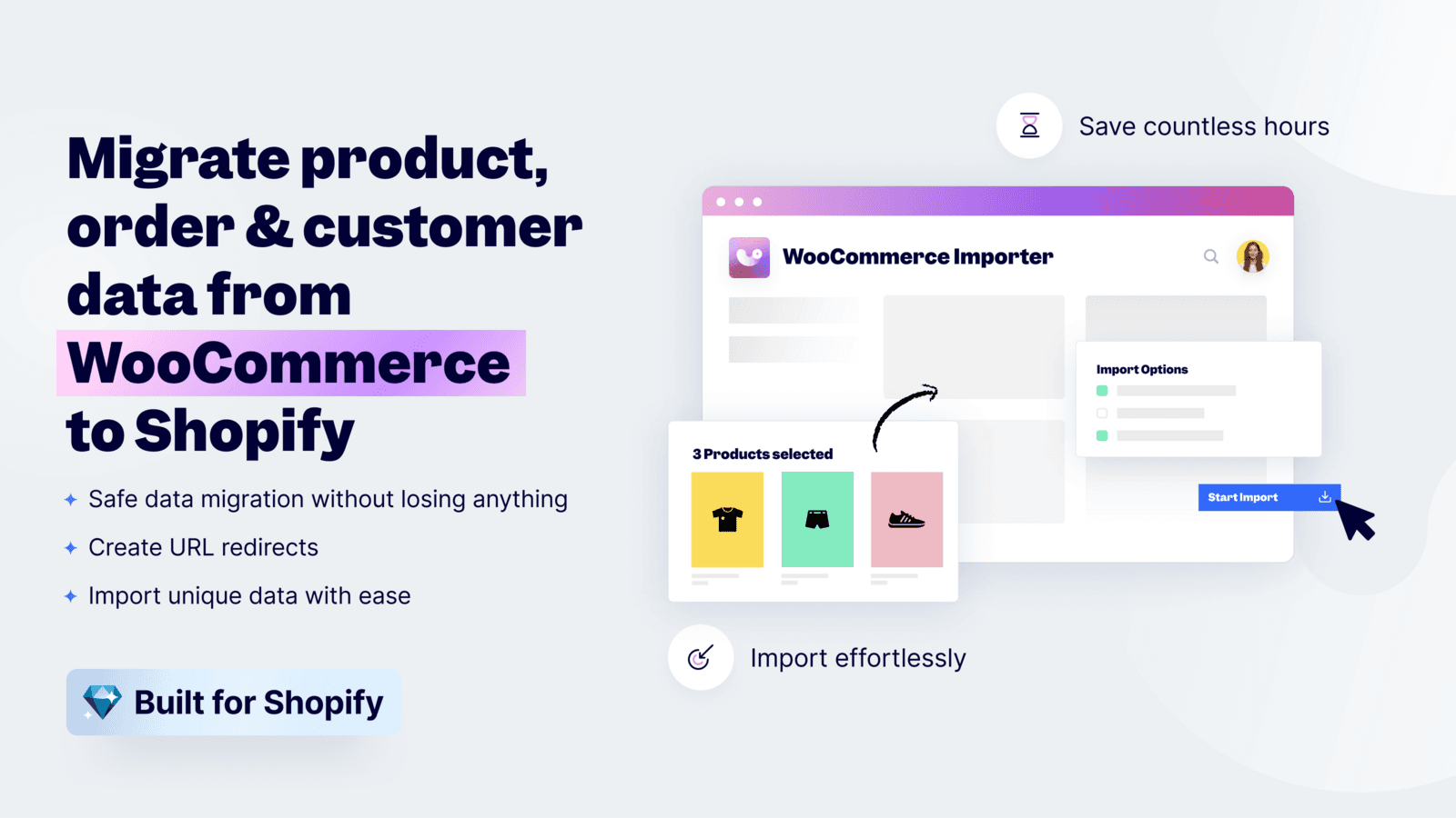 Migrate your product, order and customer data from WooCommerce