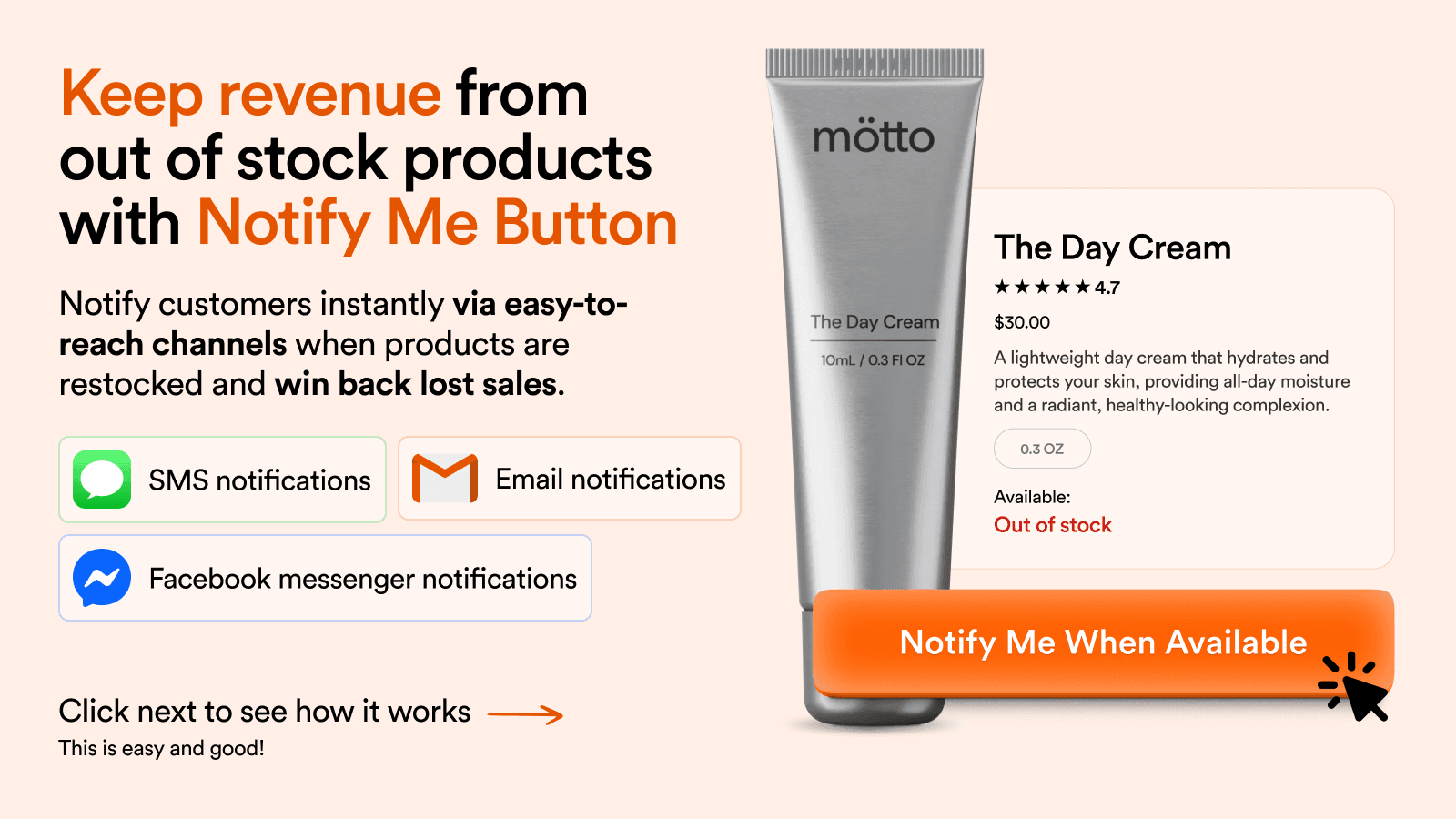 back in stock notify me app