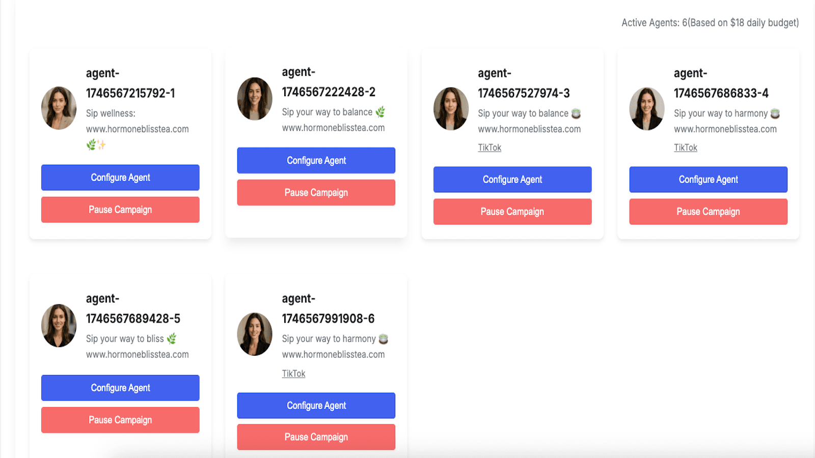 Scale to hundreds of agents to grow your brand on autopilot.